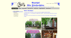 Desktop Screenshot of fischerhuette-altfriesack.de